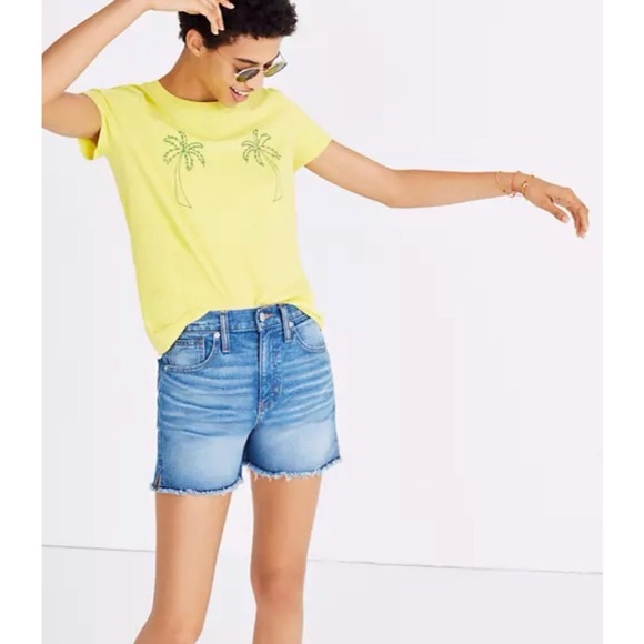 Embroidered Palm Radio Boxy Tee - Picture 2 of 4